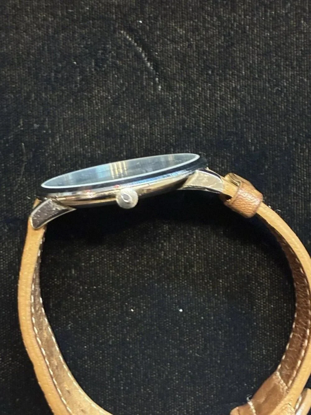 Coach Men's Analog Quartz Watch CA.107.2.14.1269 Brown Leather Strap Working